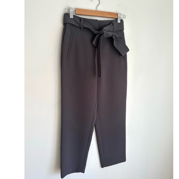 Aritzia Wilfred Jallade Tie-Front Pants in Gull Grey - Picture 4 of 7